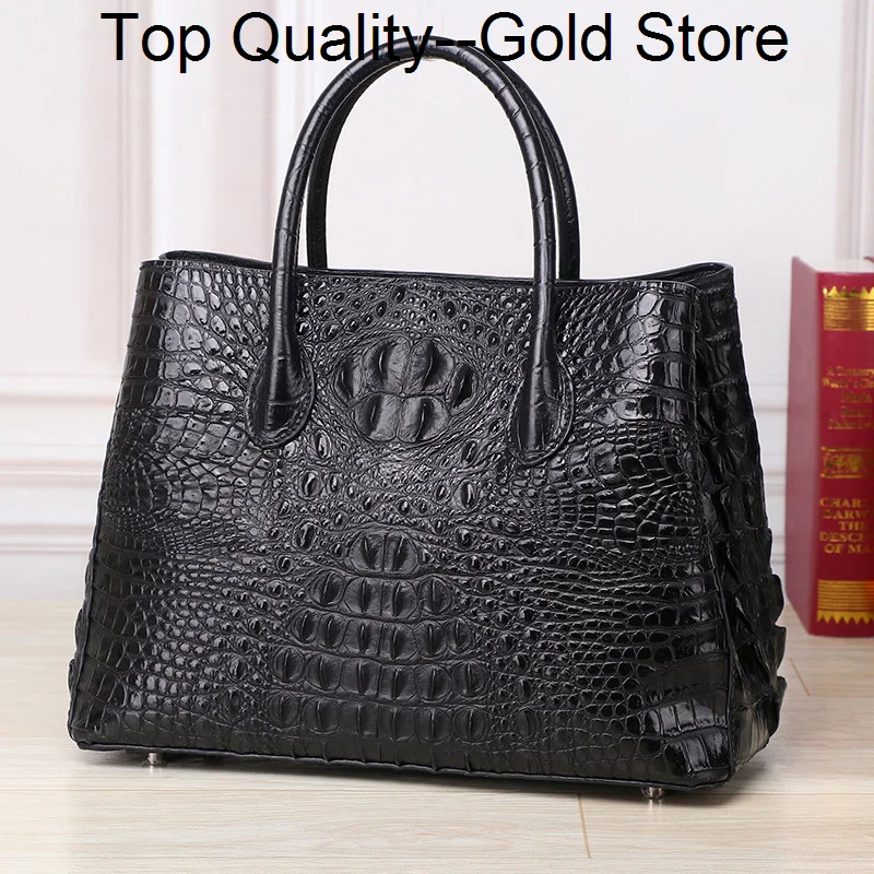2024 трендовая роскошная дизайнерская женская сумка с крокодиловым узором на