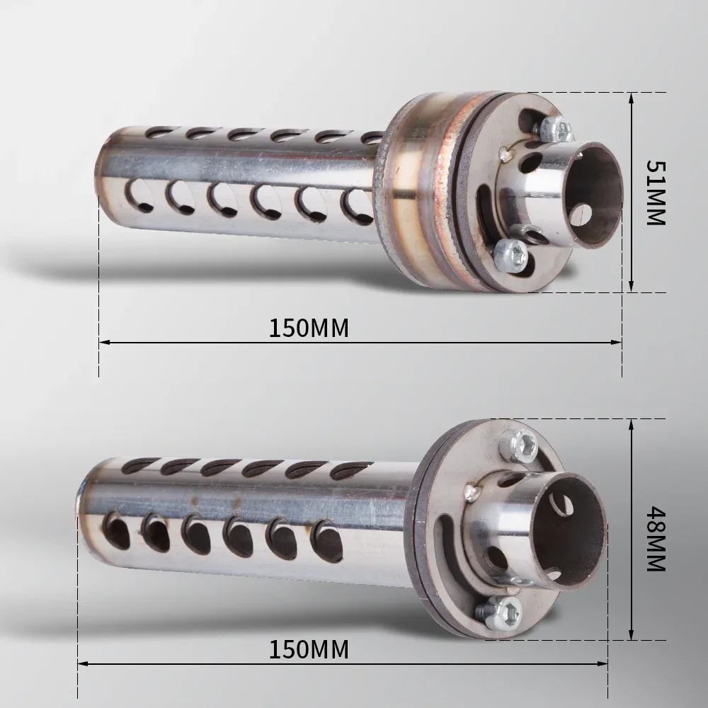 Выхлопная система мотоцикла Escape Refit 48/51 мм вставной глушитель универсальный без