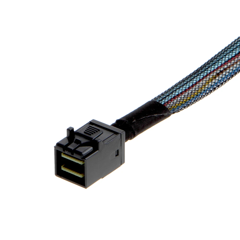 Фото Кабель-конвертер MZX 8643-8639 1.64 фута/50 см Mini SAS SFF-8643 в U.2 SFF-8639 для NVMe SSD, внутренний PCIe 4.0, 15-контактный разъем питания SATA №5