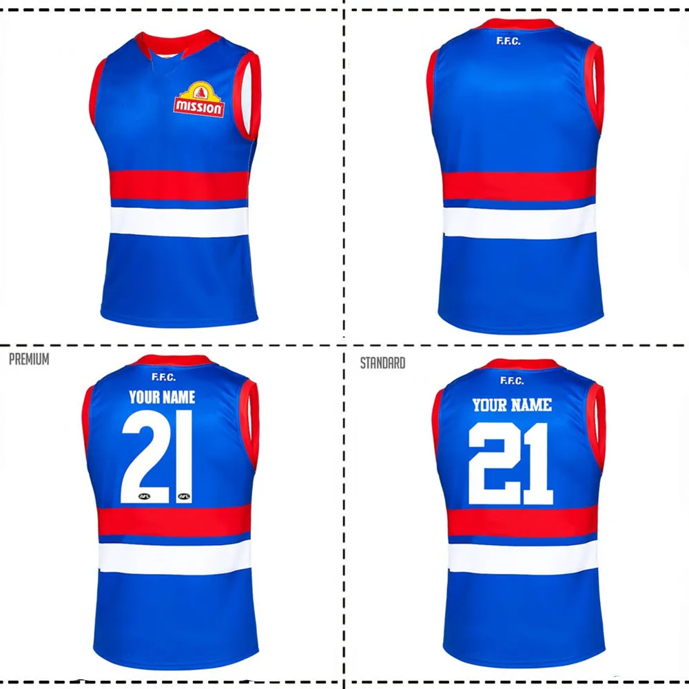 

2021 WESTERN BULLDOGS HOME GUERNSEY RUGBY JERSEY 2022 Western Bulldog Rugby Guernsey TRAINING SHORTS JERSEY size S--3XL