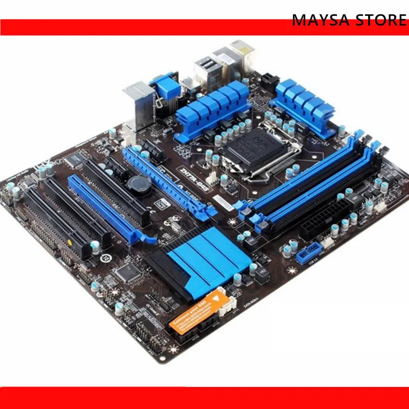 Для MSI ZH77A-G43 оригинальная материнская плата LGA 1155 DDR3 I5 I7 CPU USB3 SATA3 материнская плата 100% протестирована Полная работа