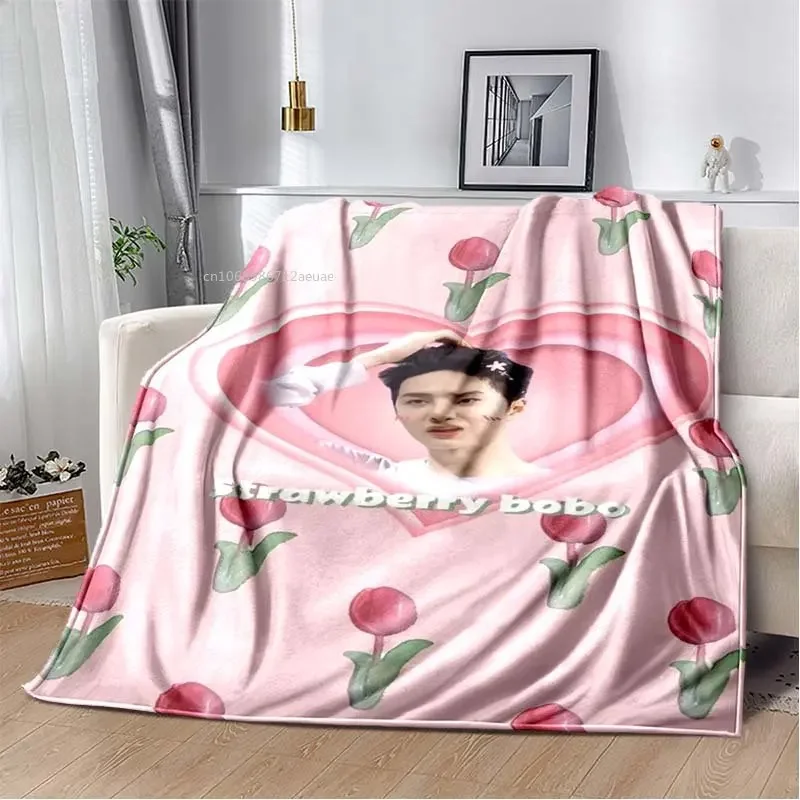 Фланелевое одеяло YiBo Wang китайское певичное покрывало для дивана Lan Zhan