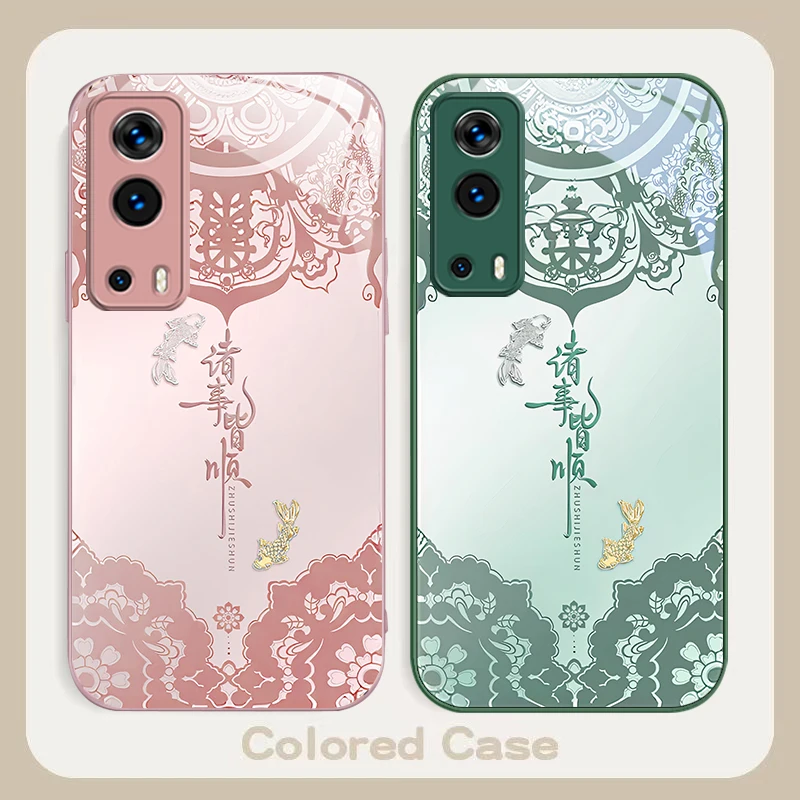 Everything goes For VIVO Y72 X100 Pro Y55 16 V20 29 V30 X60 Y11s Y20 X80 5G Y36 4G V23e Tempered Glass Phone Case