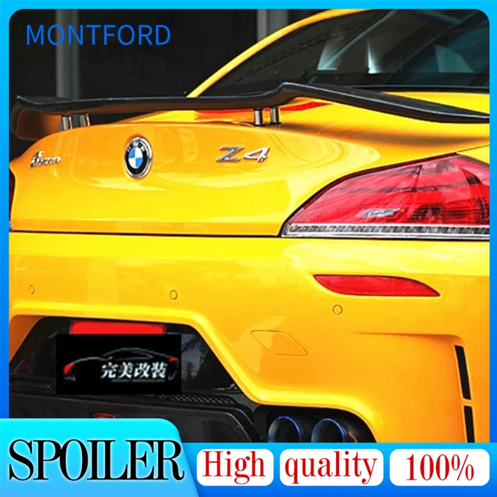 

Стайлинг автомобиля для BMW Z4 E89 2009 2010 2011 2012 2013 Высокое качество углеродное волокно задняя крыша багажник губа крыло спойлер украшение