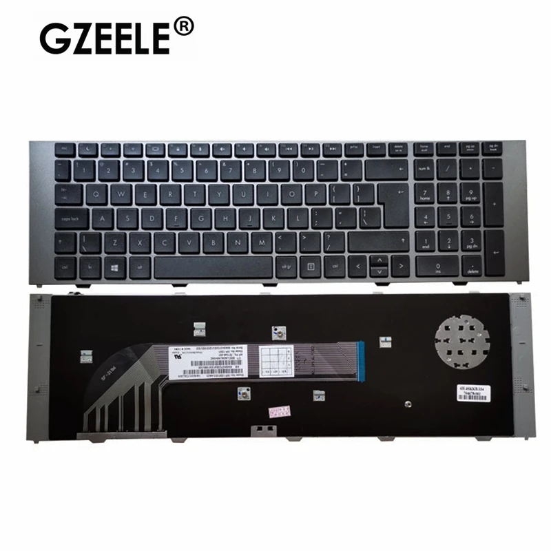 

US Keyboard for HP ProBook 4740 4740S 4745S 4745 Back