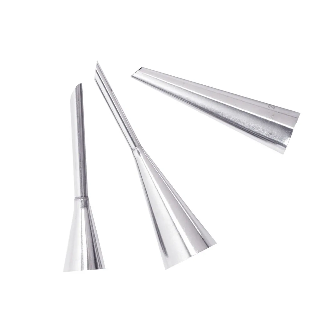 

3PCS/set Stainless Steel Nozzle Decor Baking Piping Tube Puff Cake Tip Pastry Cream Butter DIY Kitchen Home