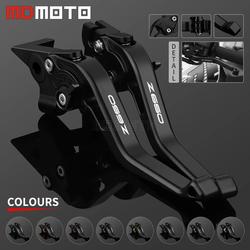 

For Kawasaki Z650 Z-650 2022 2017 2018 2019 2020 2021 Accessories Motorcycle CNC Short Brake Clutch Levers Handles
