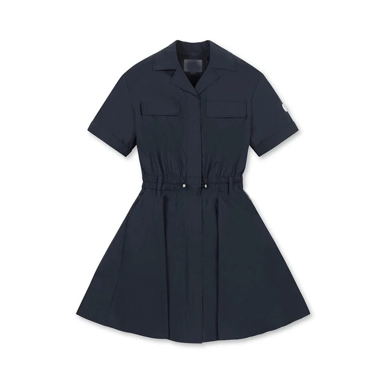 

Summer Korean Golf Women's Soccer Jersey Outdoor Sports Anti glare Shrink Rope Slim Fit Quick Drying Dress