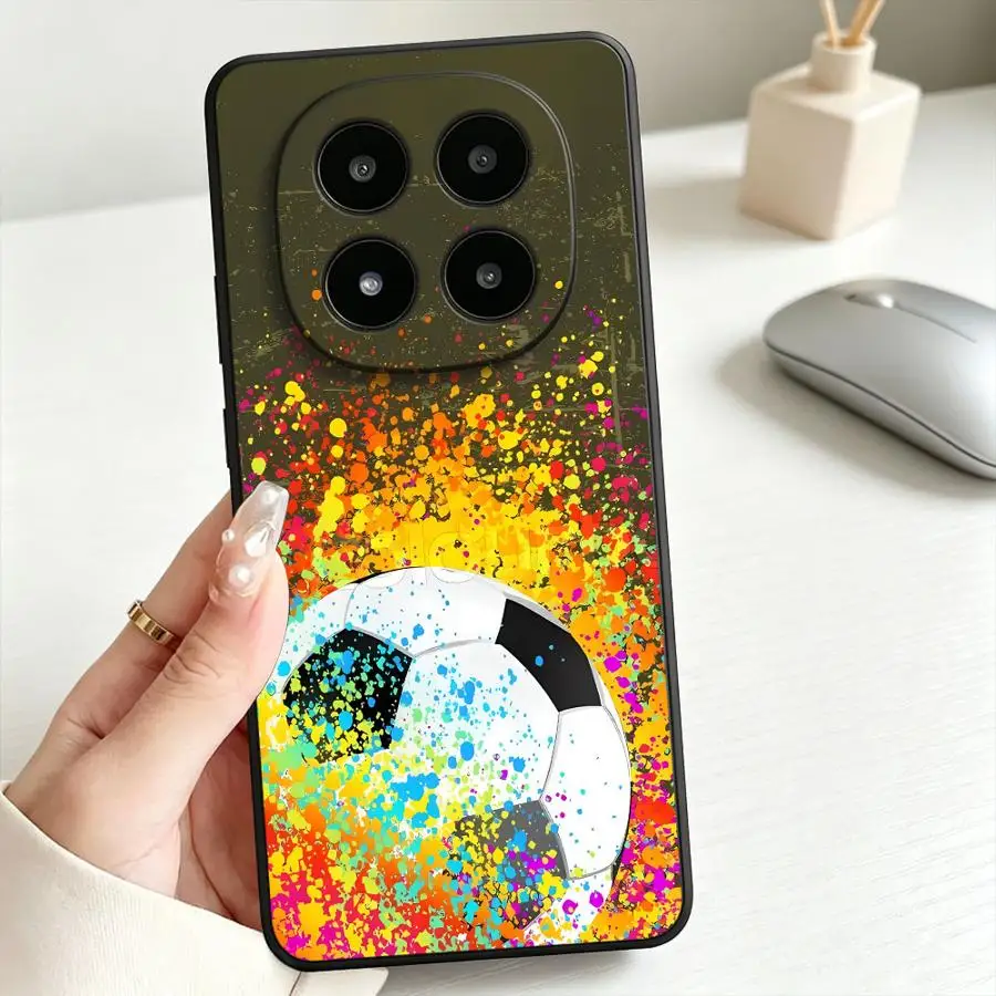 Фото Чехол для телефона Xiaomi Redmi Note 15 12 11 14 13 Pro Plus K80 A3 A4 A5 A1 10 12C 13C 9 8 7 14C с дизайном «Красочные брызги краски» №1