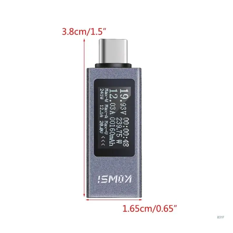 KOWSI USB C измеритель напряжения и тока Checker детектор зарядки телефона