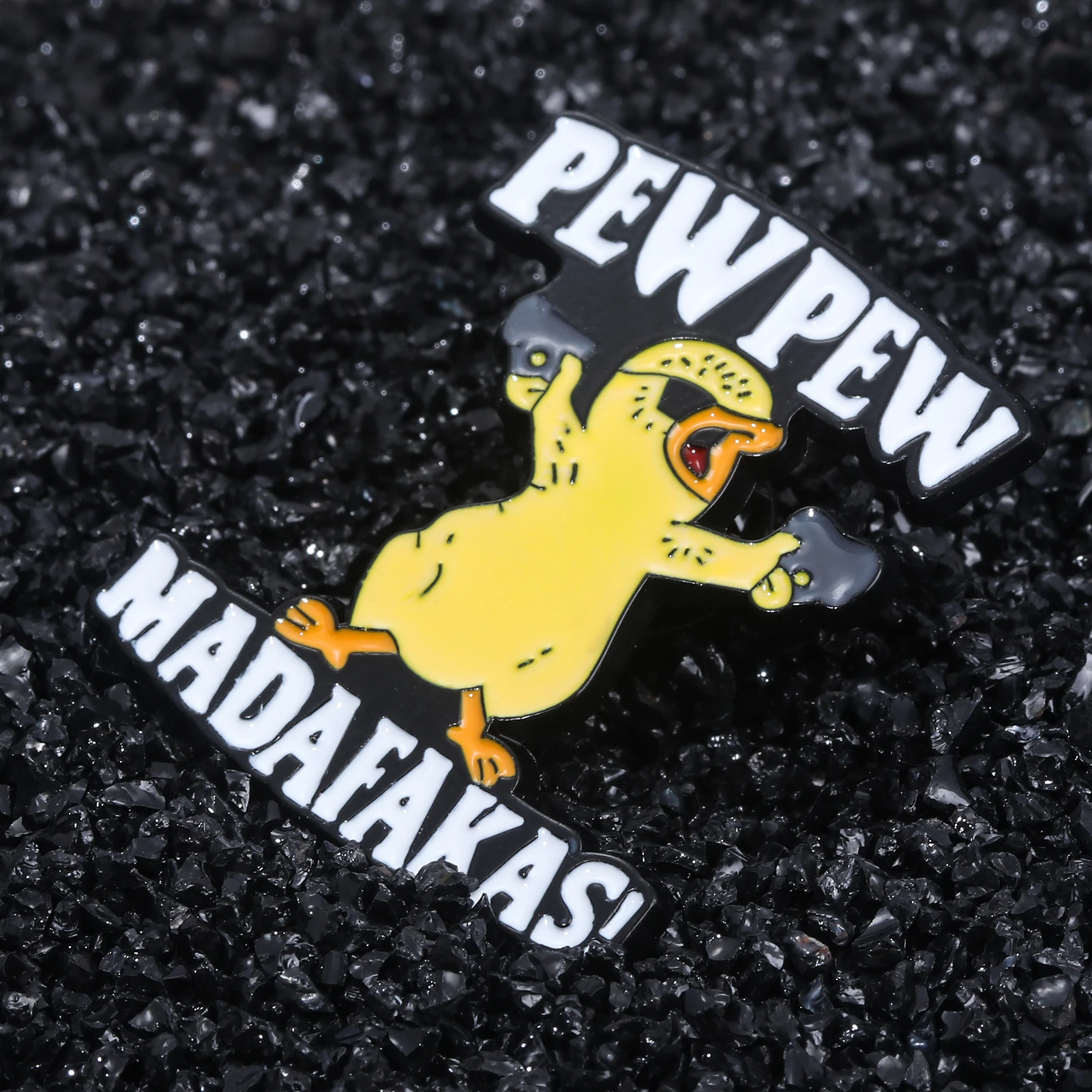 Милые эмалевые булавки Pew Madafakas брошь желтая необычная утка крутая цыпленок