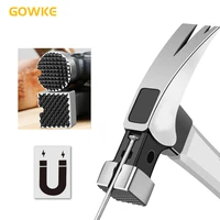 gowke heavy claw hammer 100z130z nail hammer tool steel woodworking striking tools magnetic automatic nail suction hammer