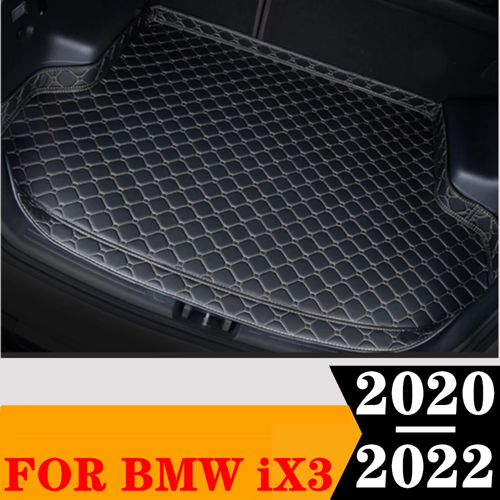 

Sinjayer коврик для багажника автомобиля, водонепроницаемые автозапчасти, ковры для багажника, высокая боковая подкладка для груза, подкладка для BMW iX3 2020 2021 2022