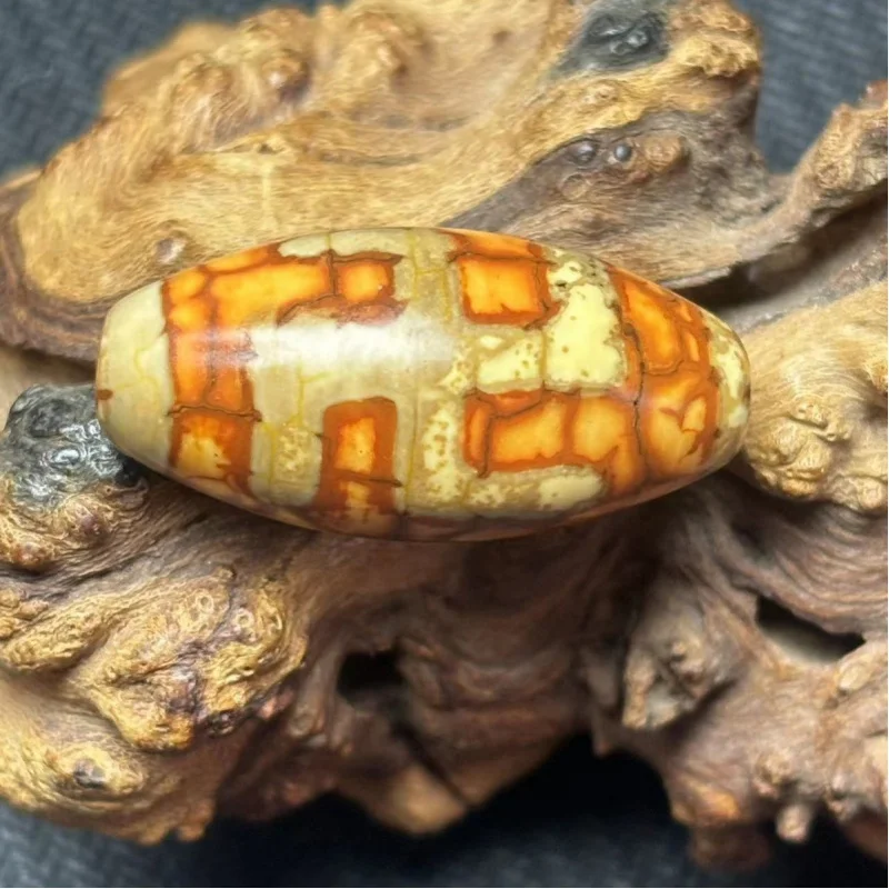 Тибетский агат бусина Дзи чешуя дракона открытая деталь Ваза Далло благородный