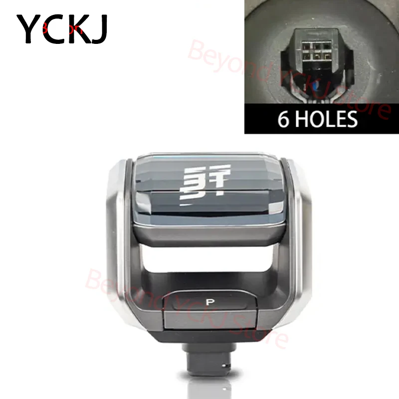 

Для Chery Jetour Traveller T2 2023 2024, оригинальный заводской хрустальный держатель шестерни, автомобильная хрустальная ручка, ручка переключения передач с синим светом