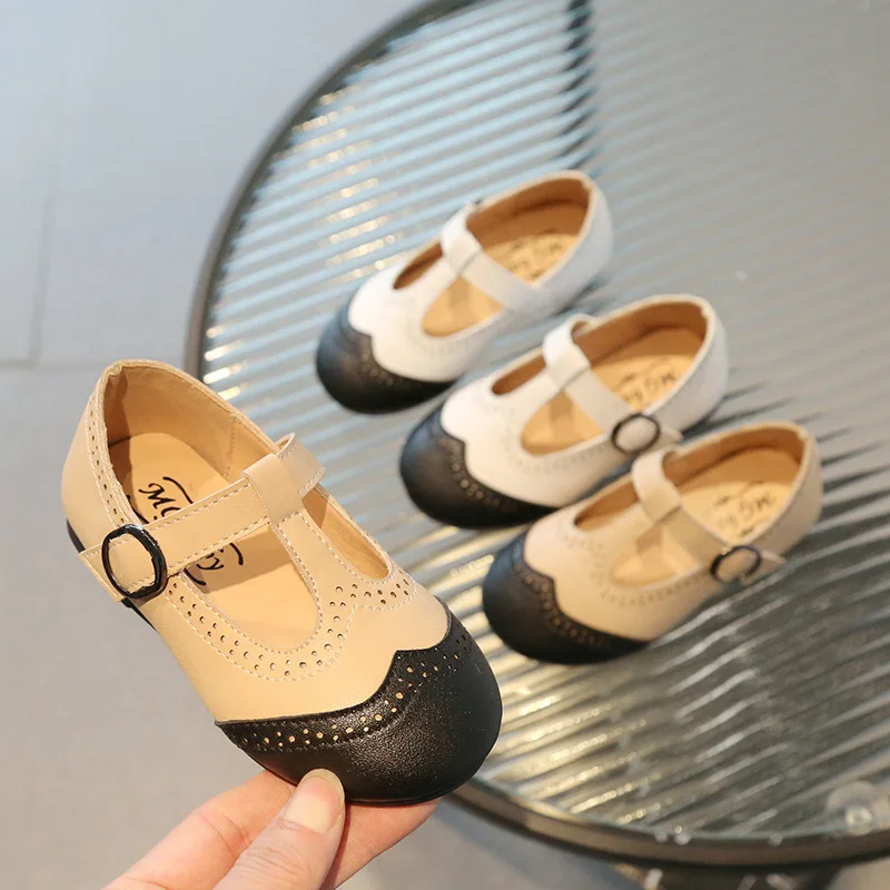 Новинка 2024 демисезонная детская маленькая обувь Burst для девочек универсальная