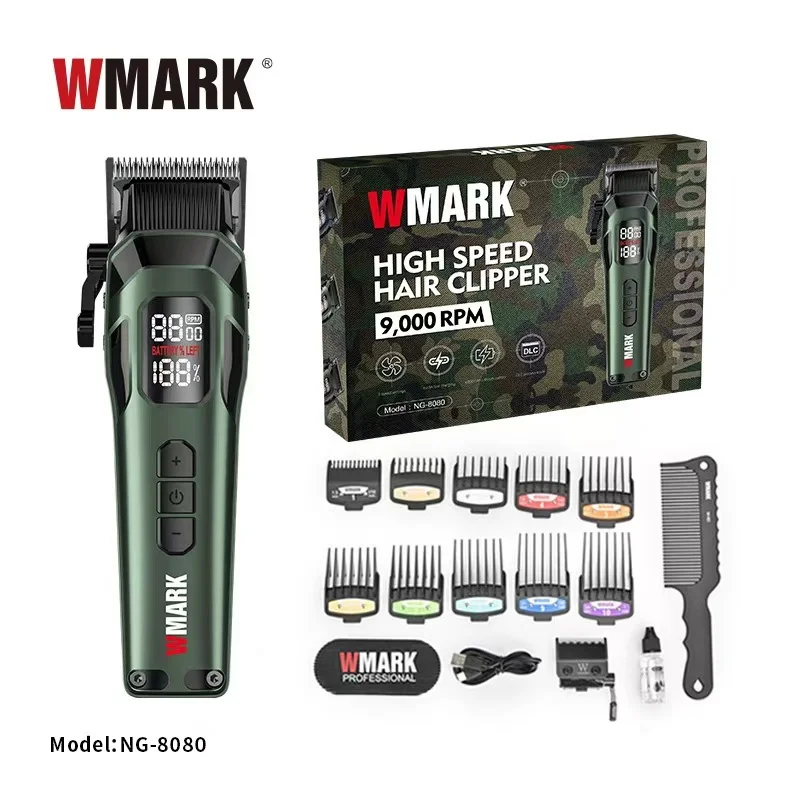 Новые мужские машинки для стрижки волос NG-8080 8280 WMARK можно регулировать до 9000