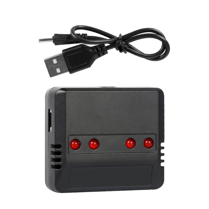 448F 3,7 V XH2.54 Lipo 1 to 4 USB балансирующее зарядное устройство для Syma X5C RC Quadcopter