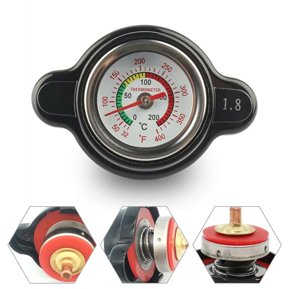 

Motorcycle 1.8 High Pressure Radiator Cap With Temperature Gauge Replacement Accessories For Honda-CRF450R 2002-2015