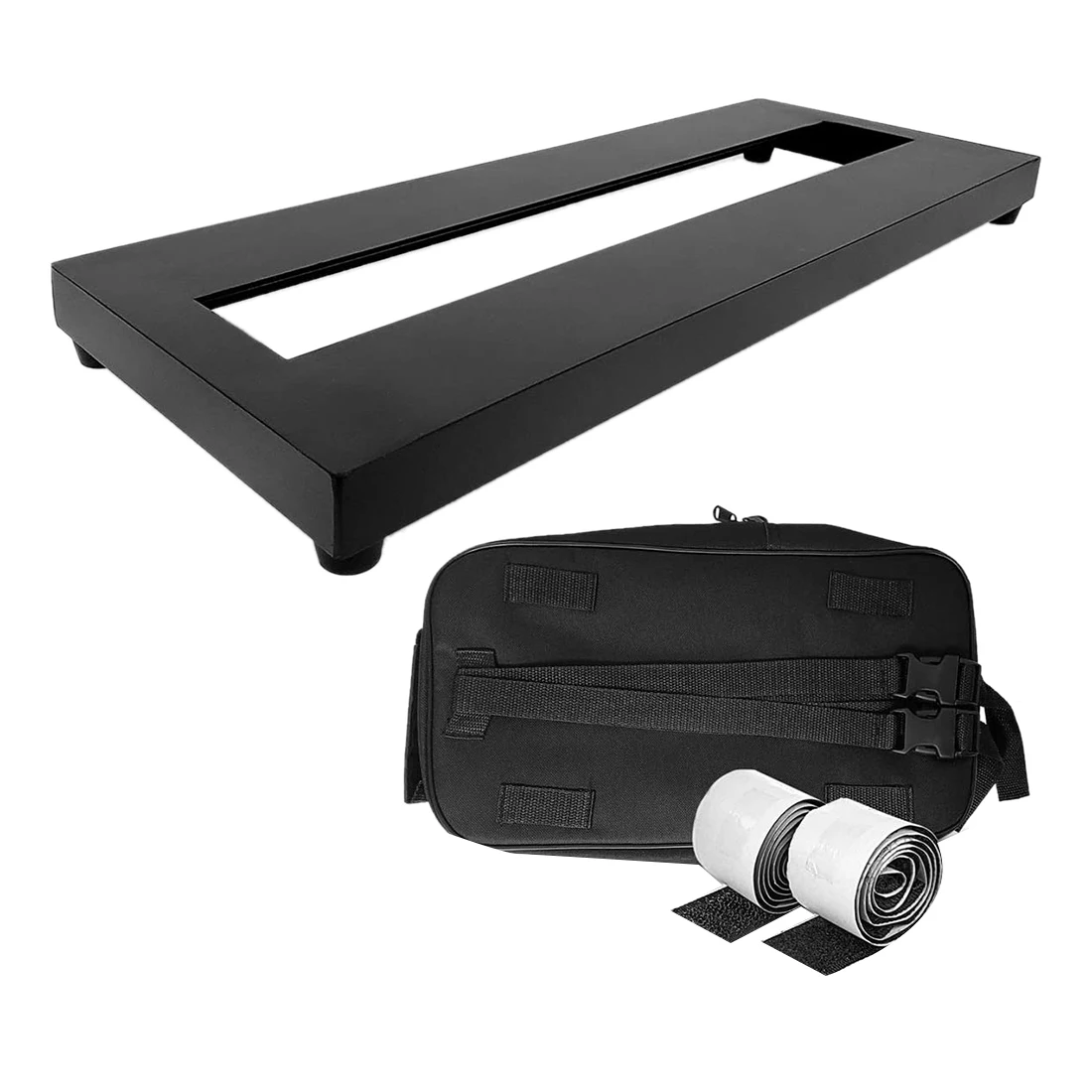 

Guitar Pedalboard Guitar Effect Pedal Board Aluminum Alloy Pedalboard with Carrying Bag Effect Pedal PlateSmall Size