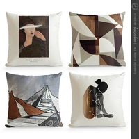 new classic luxury simple geometric artist sofa decorative cushion pillow cover home decoration