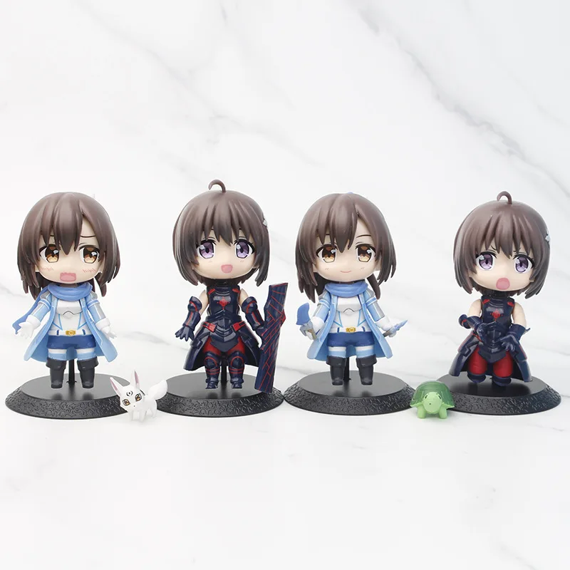 

10cm 4pcs/Lot Anime PVC Action Figure Cake Ornament Collection Gift Toys
