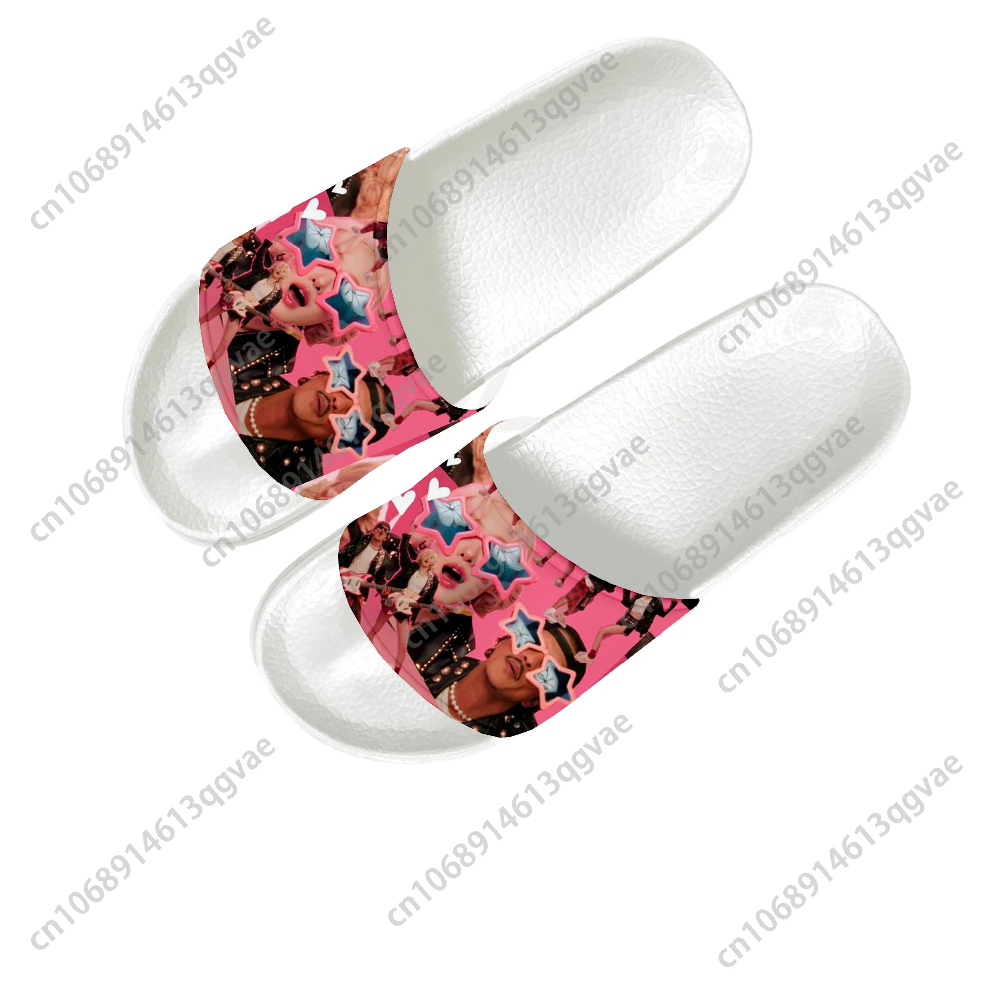 Розовая роза APT Bruno Mars 아catori 아 aang Slippers Домашняя обувь для воды Мужчины Женщины