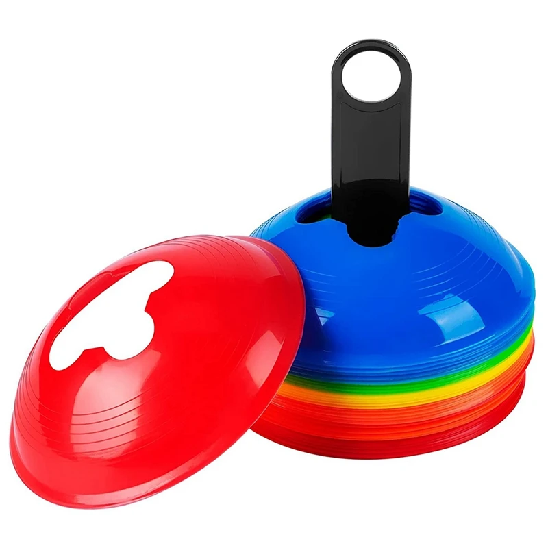 25 шт. Цветочные ротовые уличные футбольные тренировочные конусы диски с