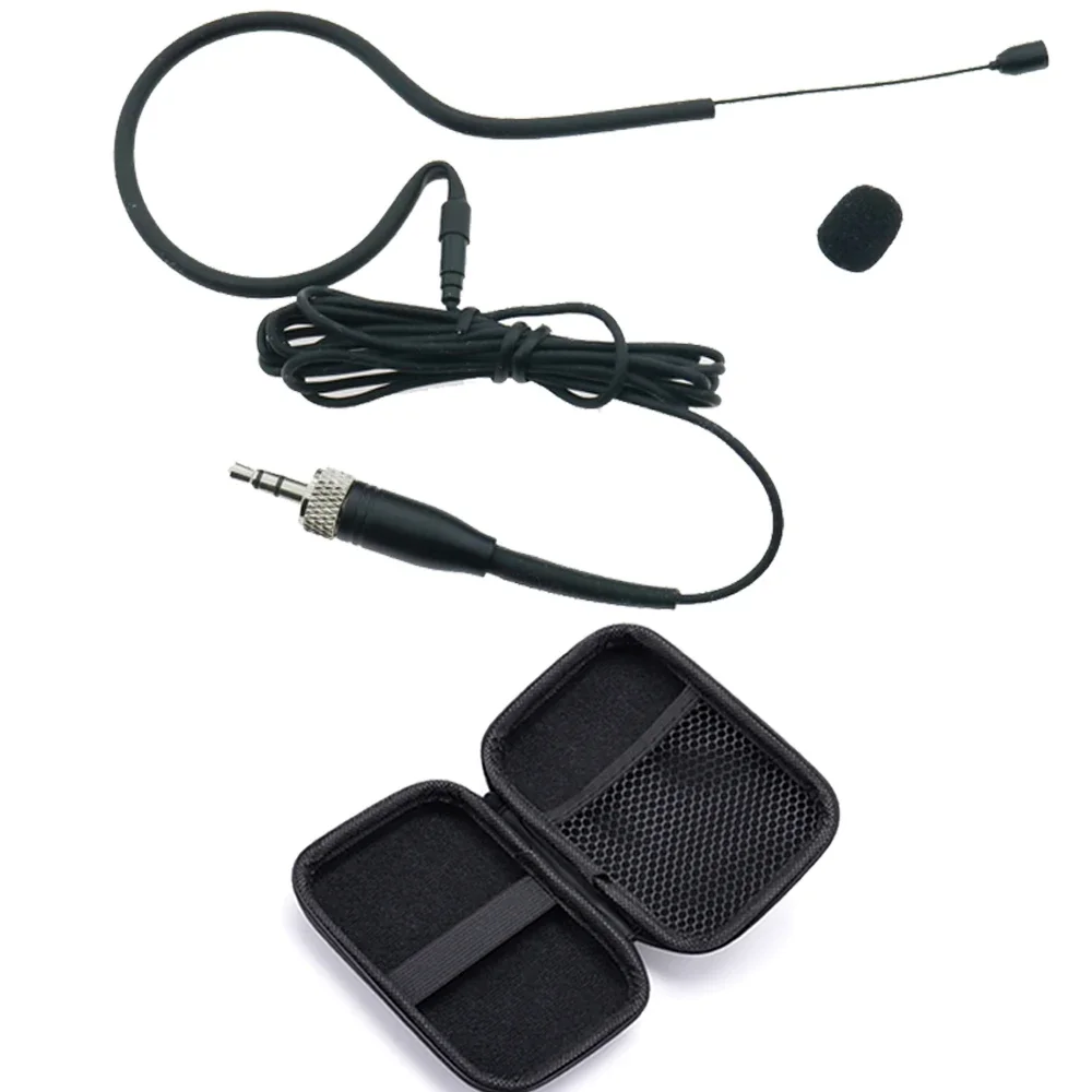Фото HM200-II новый микрофон EarSet для Sennheiser G2 G3 G4 EW XV карманный передатчик на молнии чехол 3,5 мм с замком BlackMic №1
