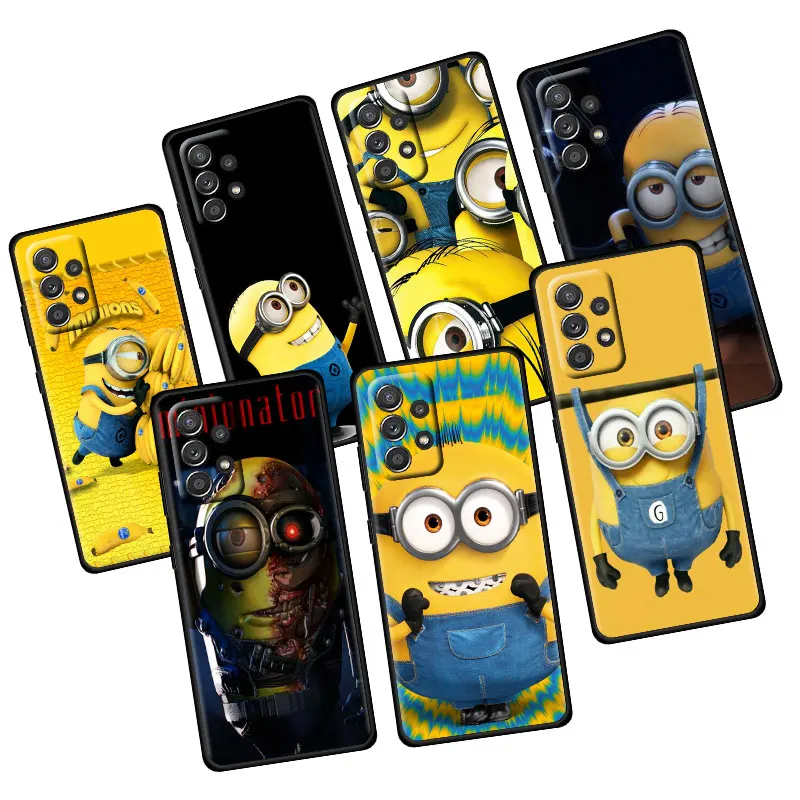 

Cover Case for Samsung Galaxy A31 A41 A51 A71 A91 A22 A32 A33 4G 5G Phone Back Thin Luxury Casing Movie Despicable Me Minions