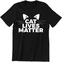cat lives matter kitty animal lovers rescue kitten t shirt high quality cotton loose breathable top casual t shirt s 3xl