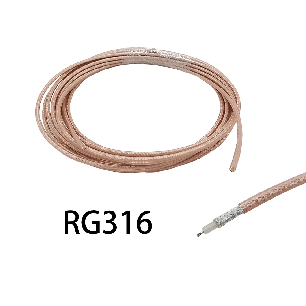 

RG316 Cables Antenna RF Pigtail Coax Coaxial Cable Wire 50ohm 3M/5M/10M