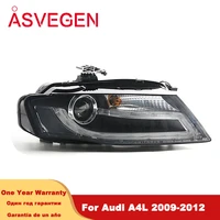 car lights for audi a4l headlight 2009 2012 led hid daytime running light turn signal low high beam all in one lamp with motor
