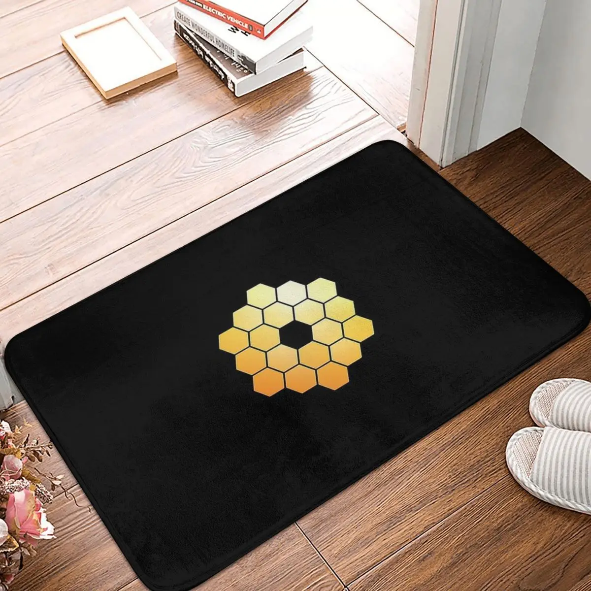 

Black Hole Bedroom Mat James Webb Space Telescope - JWS Doormat Kitchen Carpet Entrance Door Rug Home Decor