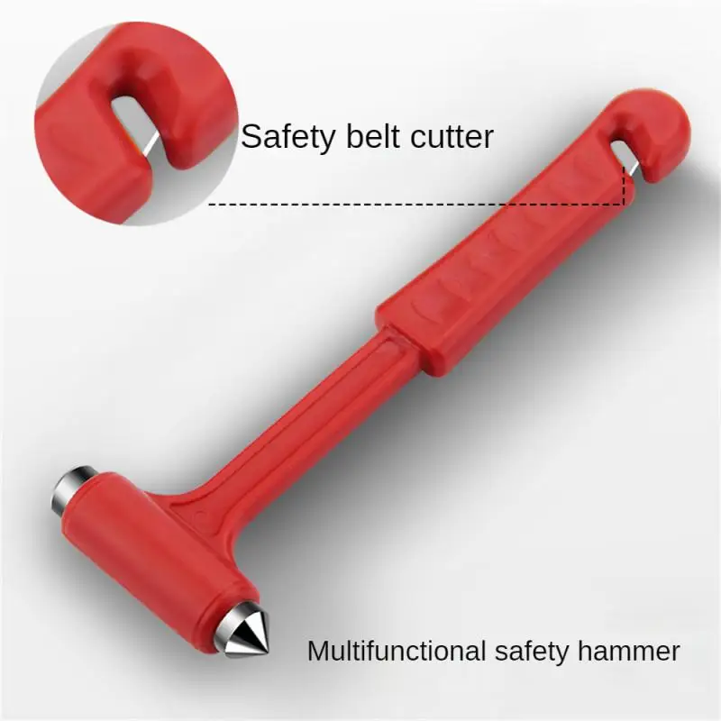 Multifunctional Safety Long Handle Solid Car Self-Help Emergency Escape Hammer Window Breaker For Knocking Glass Artifac