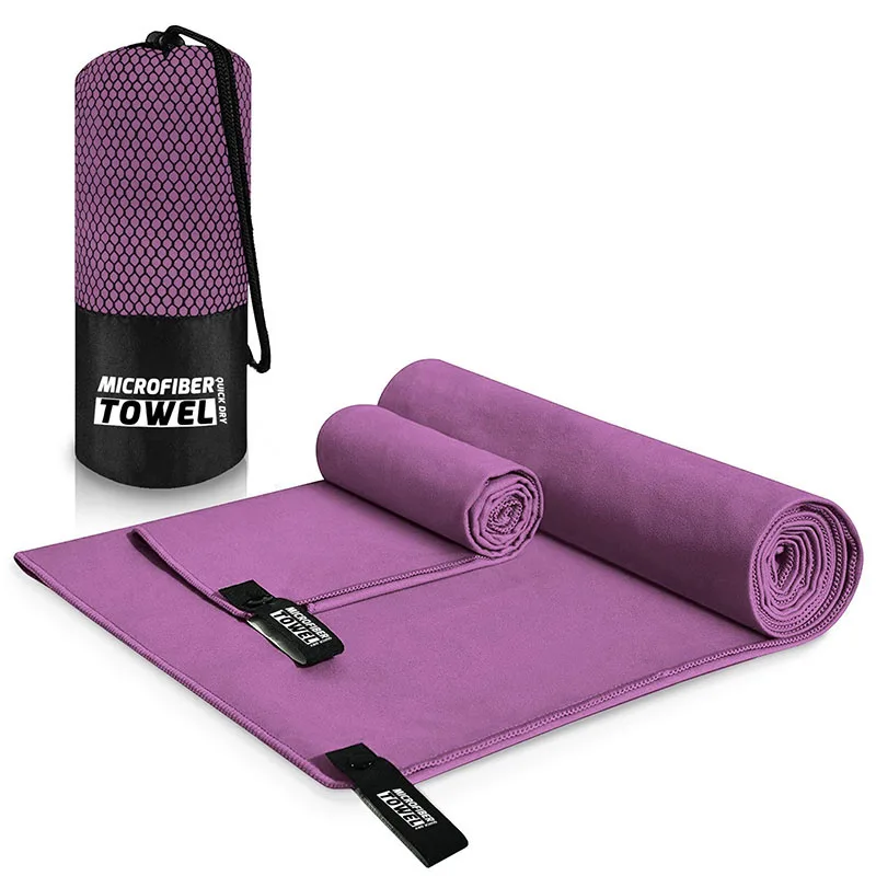 

Quick Dry Beach Towel Bathroom Towel Water Sweat-absorbent Microfiber Outdoor Hiking Jogging Fitness Men Towels Swimming Towels