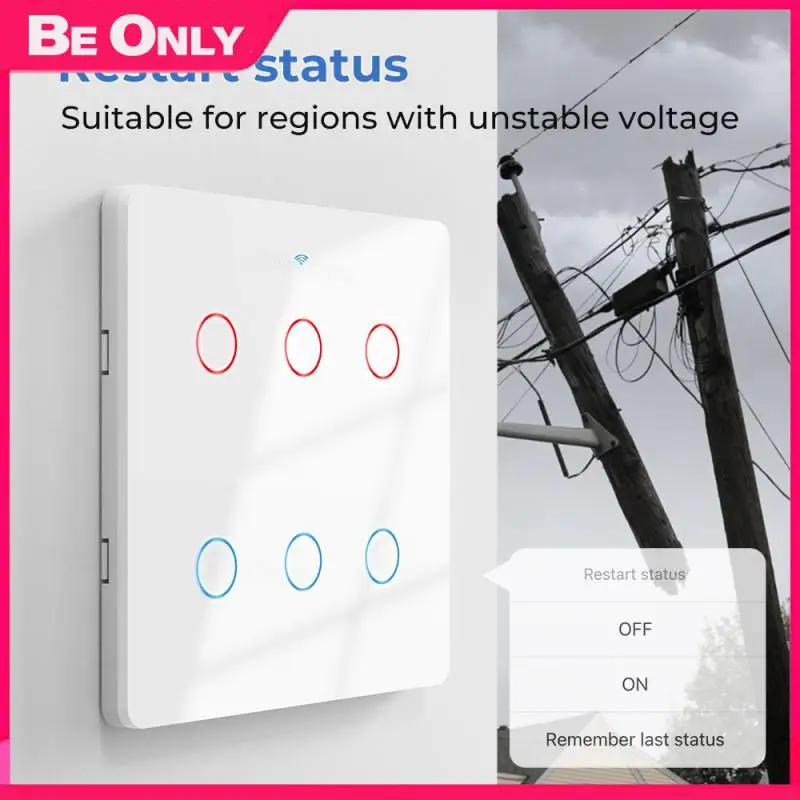 

Огнезащитный Бразилия светильник переключатель из закаленного стекла 10А Wifi сенсорные переключатели голосовой пульт дистанционного управ...