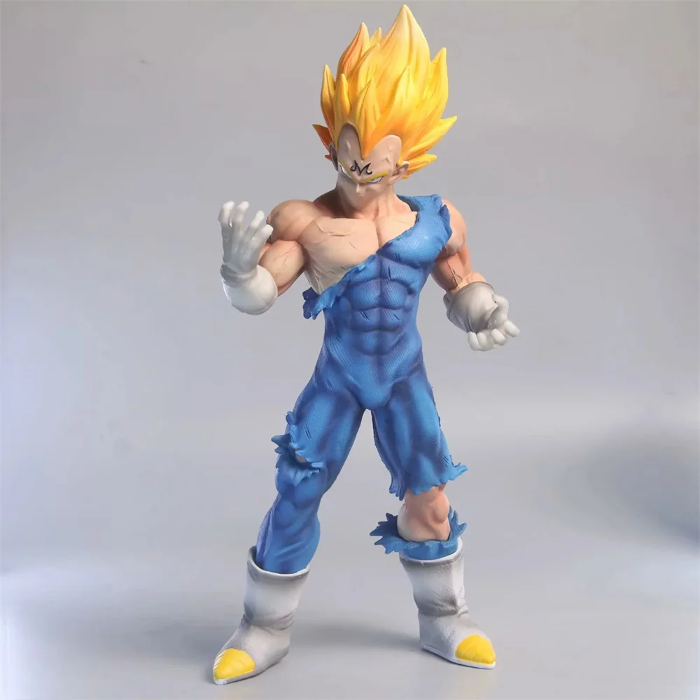 

Anime Dragon Ball Super Saiyan Vegeta Battle Damage GK PVC Action Figure Collectible Model Doll Toy 30cm