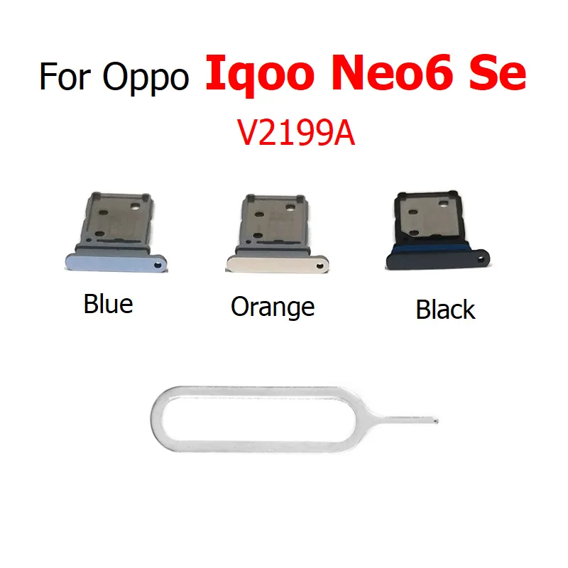 

Новинка для Oppo Iqoo Neo 6 Neo6 Se SIM-карта лоток держатель Слот адаптер розетка