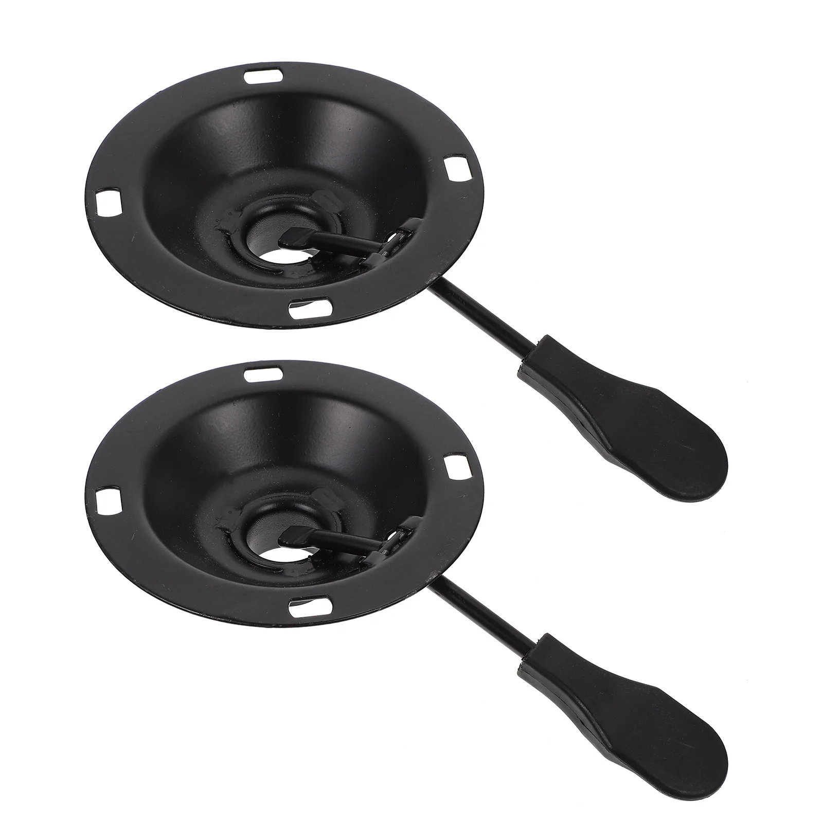 

2 Pcs Barstool Chairs Chassis Fittings Perfect Mountings Accessories Ironware Durable Metals Premium