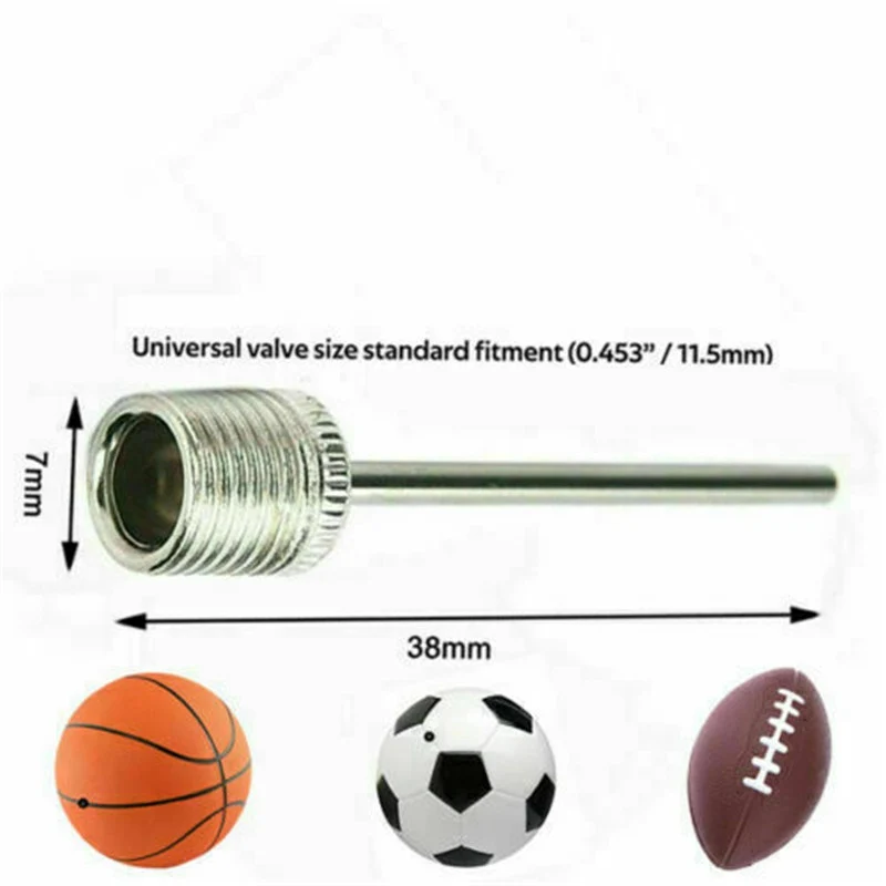 

Metal Basketball Needle Inflation Needle Soccer Football Inflation Needles Thread Pins Inflating Cylinder Accessories