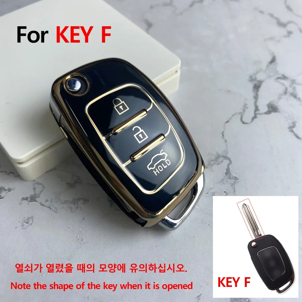 

Откидной чехол для ключа автомобиля 3/4 бутылки для Hyundai Solaris Creta Ix25 Kona Tucson Sonata FE I40 Elantra Ix35 I20 Ix45 HB20 Accent