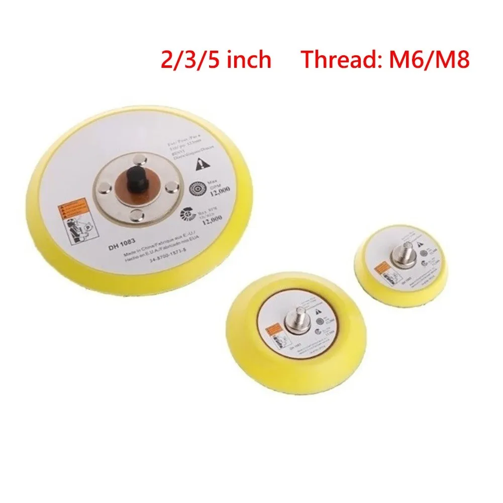 

Newest Top-quality 2021ER Durable Sanding With Drill Attachment Hook Loop Pad Polishing Backing Disc 2” 3” 5” 6m