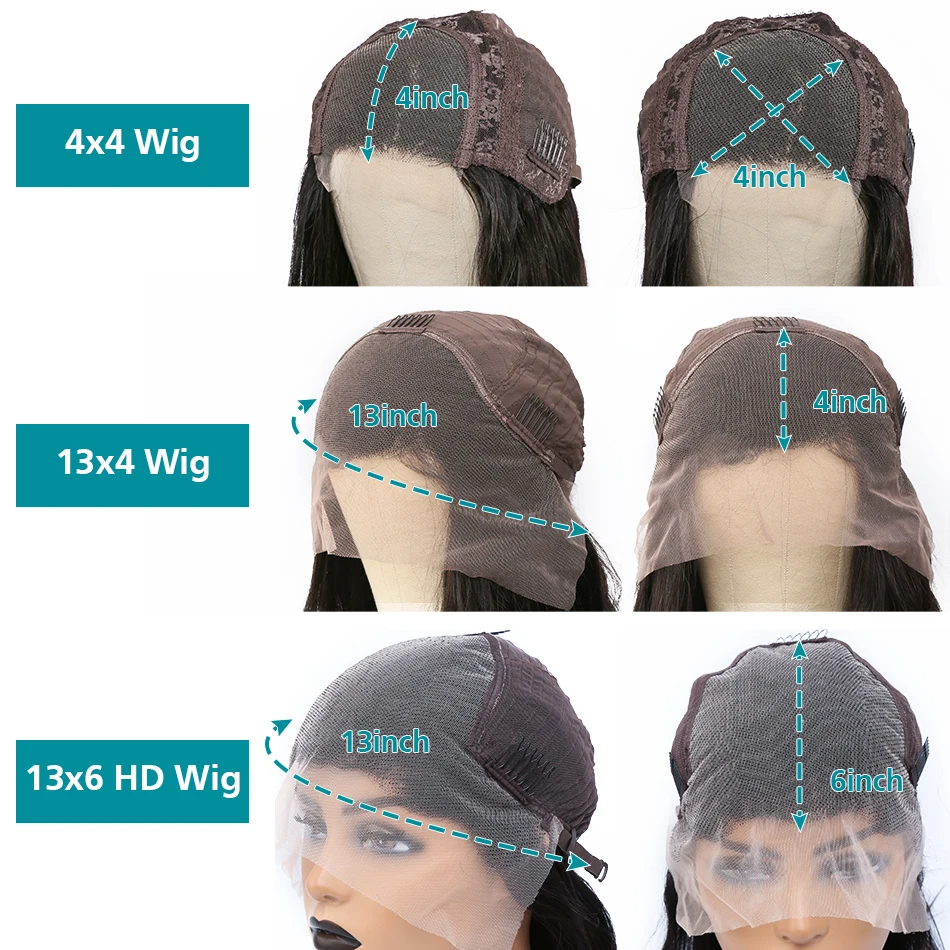 Rosabeauty 13X6 HD прозрачный глубокий волнистый кружевной фронтальный парик 30 40 дюймов