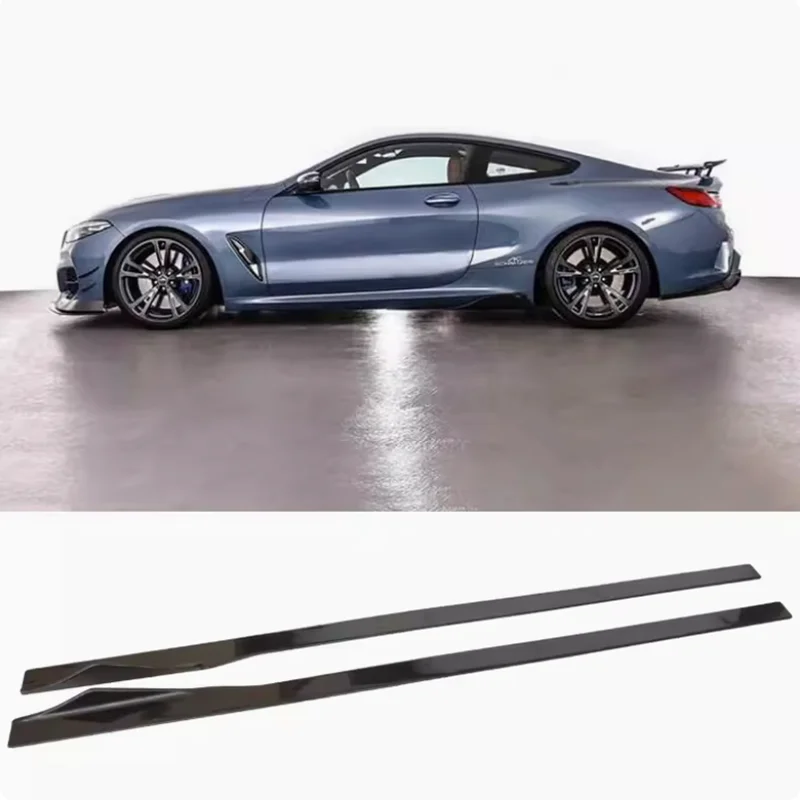 

For BMW G14 G15 G16 840i 850i M850i 2 Door/4 Door 2019-2023 High Quality ABS Black Car Bumper Side Skirt Spoiler Protector Cover