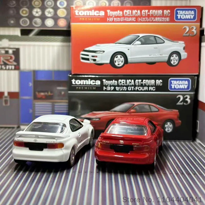 Фото В наличии: Оригинальная коллекционная модель автомобиля Takara Tomy Tomica Premium Series TP23 Toyota Celica GT-Four RC Transport Team из сплава №4