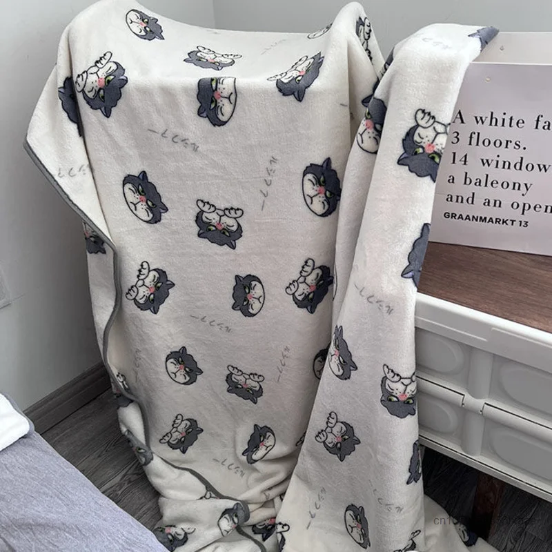 MINISO Мультяшное одеяло с котом из Диснея