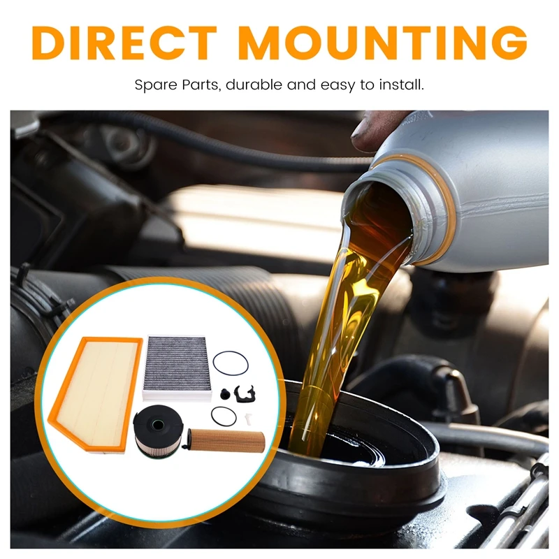 Воздушный фильтр A 4 шт. 6540940004 +A 6541801100 6540920005 1668300018 Для Mercedes Benz E220d (W213) 2.0TDI Diesel 2016-2023