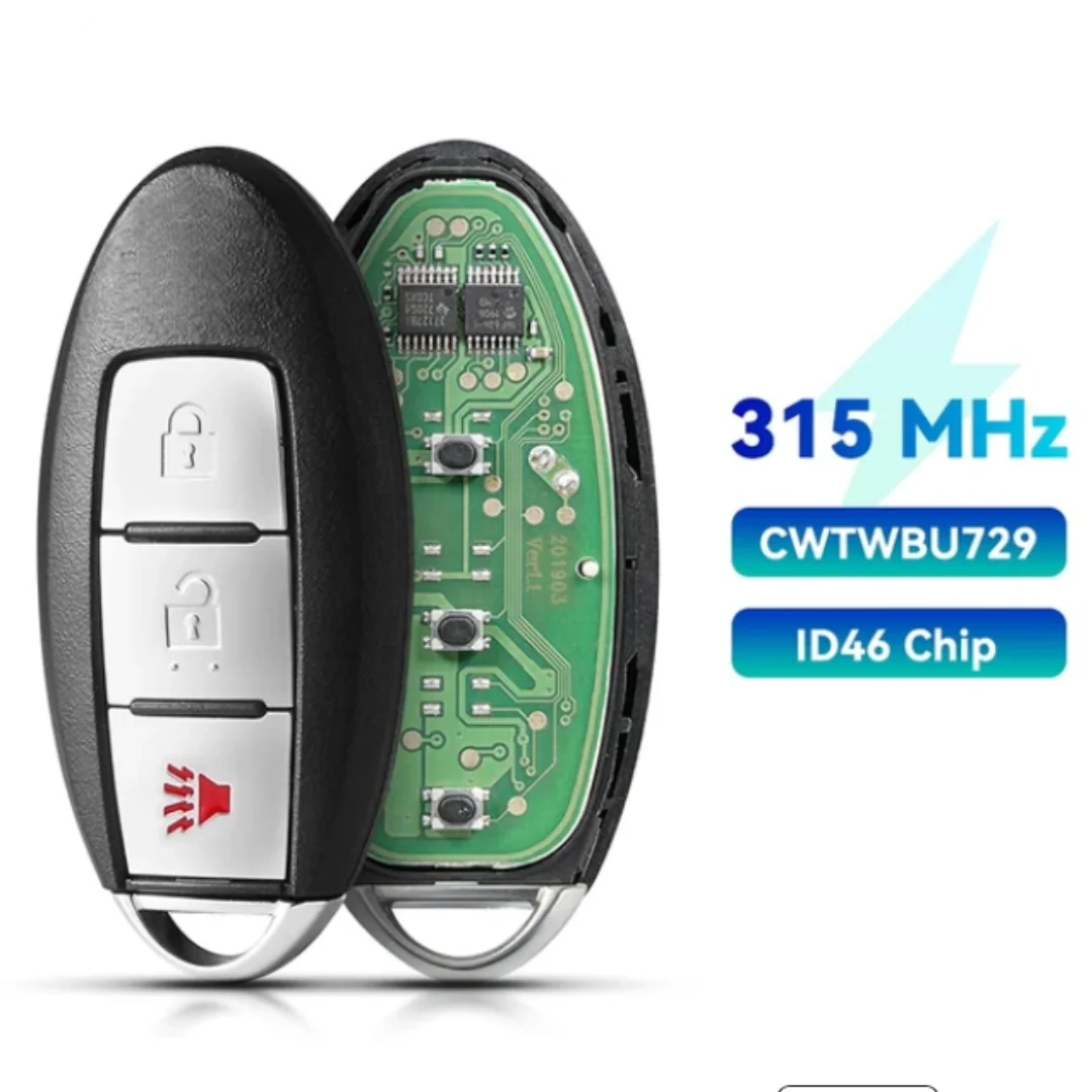 

Benma-для Nissan Key Control Tiida Teana Altima Maxima Armada Xtrail Pathfinder Rogue Versa ID46 315 МГц CWTWBU729 /CWTWBU735