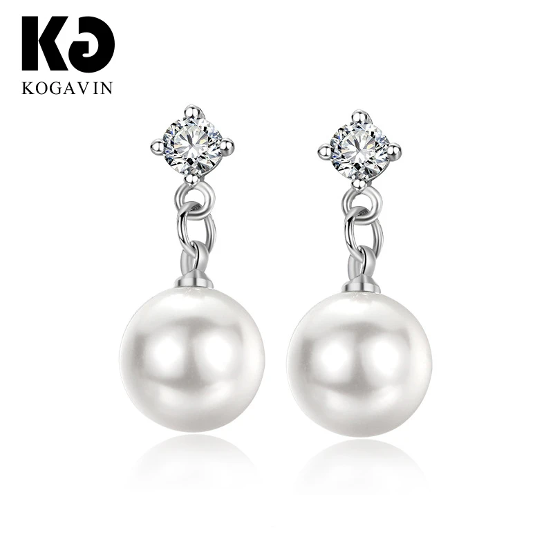 

KOGAVIN Серги серьги висячие Серьги С Жемчугом Бижутерия Сережки 2022 Серьги ювелирные аксессуары кольца для ушей подарочные серьги для женщин с...